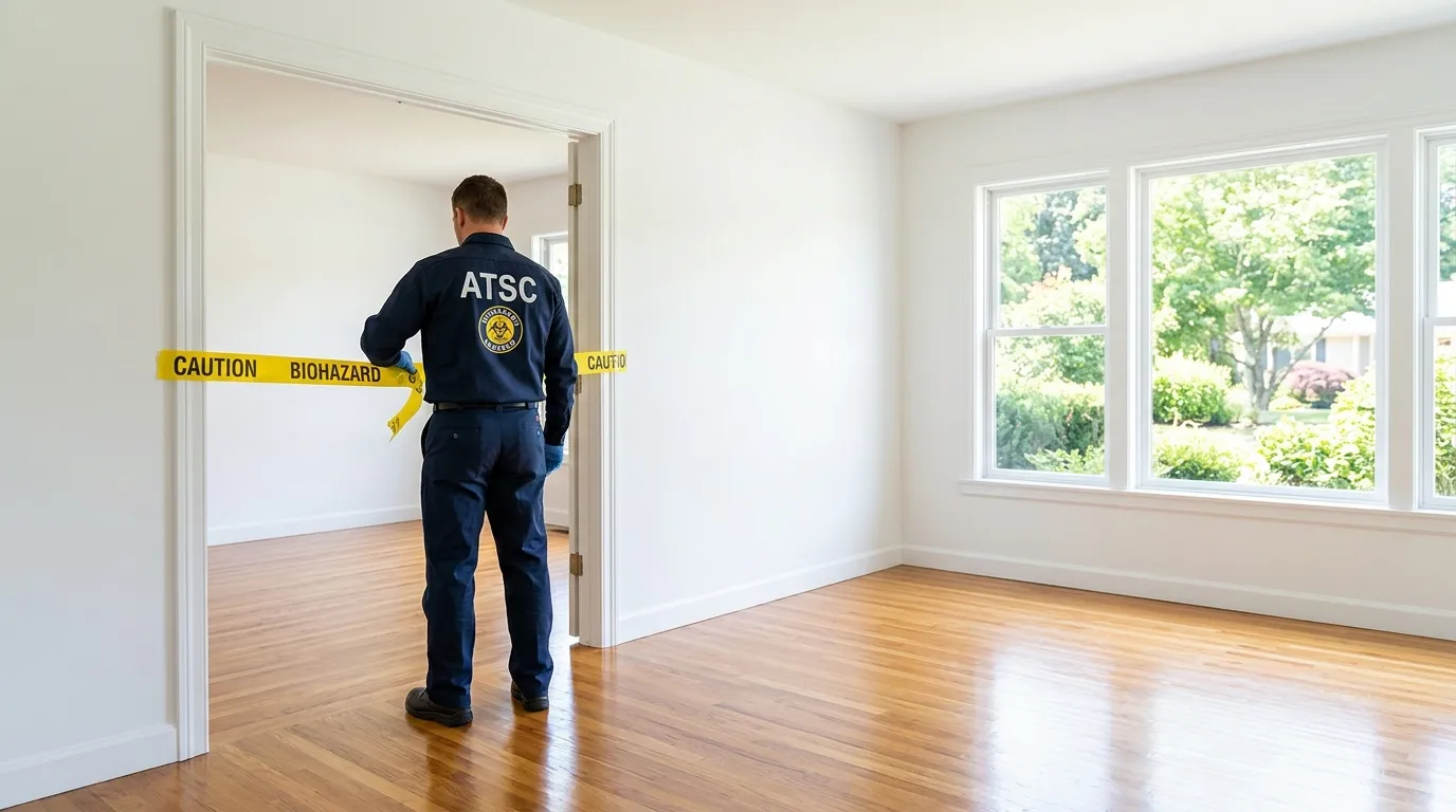 Certified biohazard cleanup crew performing Decomposition Cleanup in Fort Myers